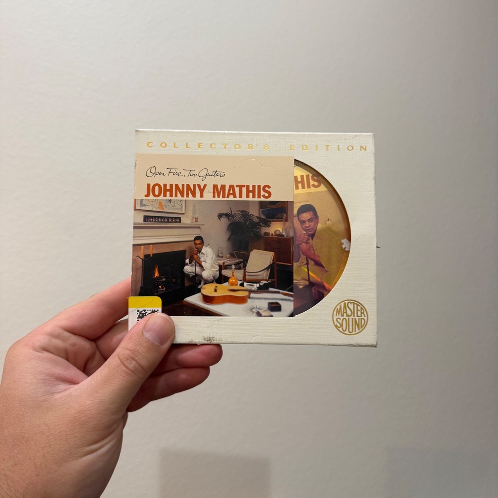 Johnny Mathis Open Fire Two Guitars MasterSound 24K Gold CD Collector Edition